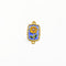Blue Daisy Flower Enamel Rakhi Charm