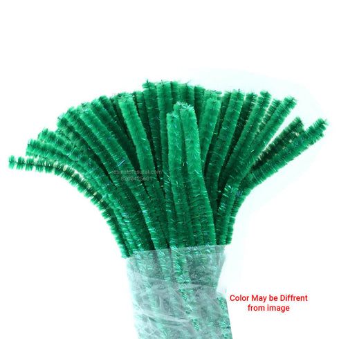 Dark green Shimmer Glitter Pipe Cleaner