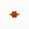Designer Om Flower Fiber Rakhi Charm FC 5