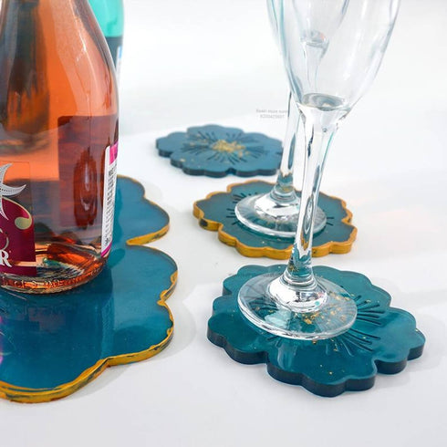 Designer Flower Coaster Mould