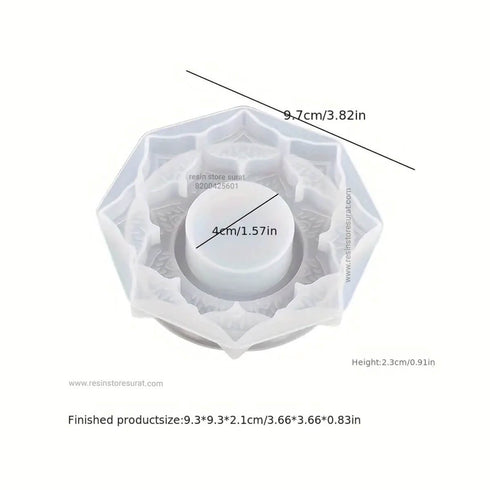 Designer Lotus Tea Light Candle