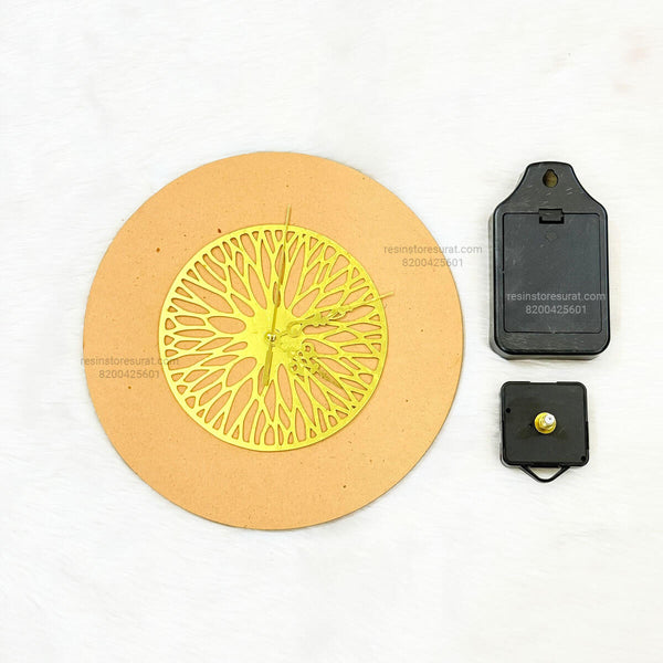 12 Inch Clock Set With Designer Acrylic Cutout
