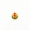 Diamond Red Green Golden Charm Pendant E10