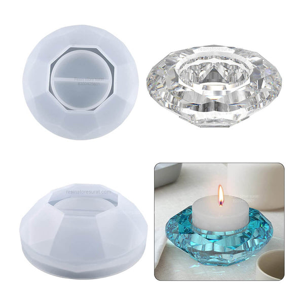 Diamond Tea Light Candle Holder Mould