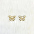 Decorative Pearl and Diamond Butterfly - 1 pcs