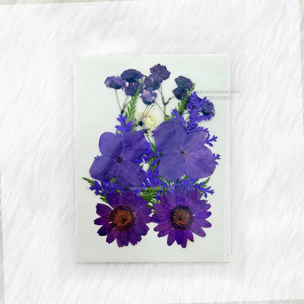 Purple Pressed and Dry Flower For Resin - 050