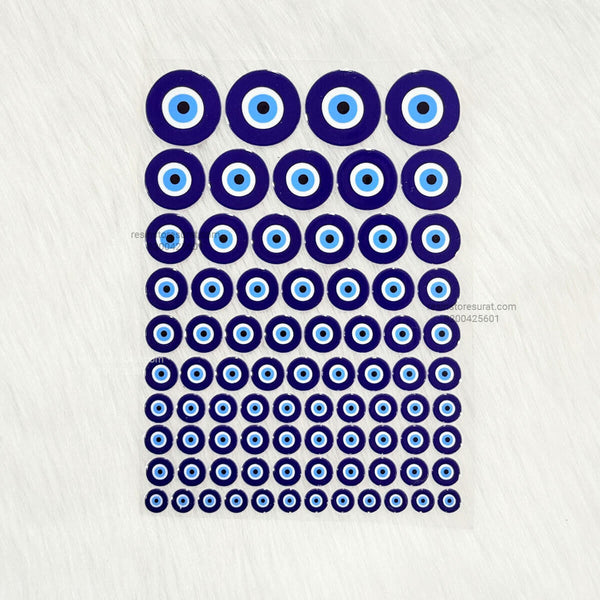Evil Eye 3D UV Sticker Sheet - A6