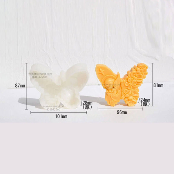 Fairy In Butterfly Candle Mould Handmade - 93