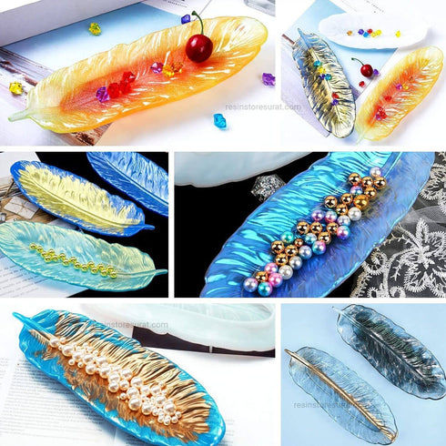 Feather Trinket Tray Mould
