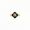 Flower Evil Eye Fiber Rakhi Charm FC 11