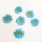 Sky blue - Sunflower Artificial Flower