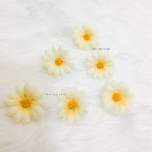 White - Sunflower Artificial Flower