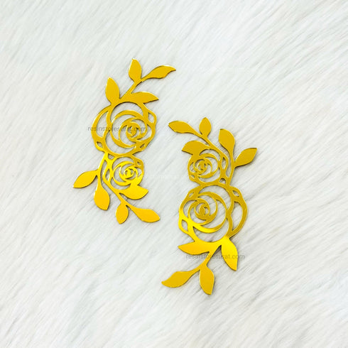 Flower Border Acrylic Cutout - A