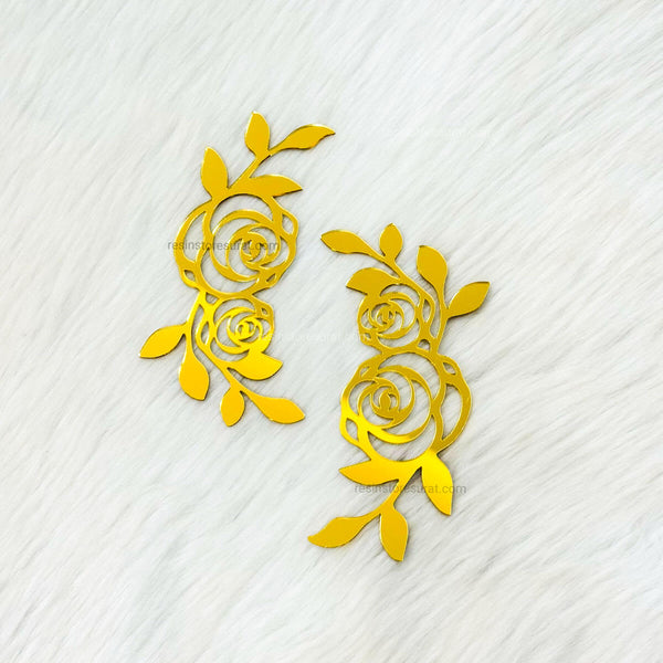 Flower Border Acrylic Cutout - A