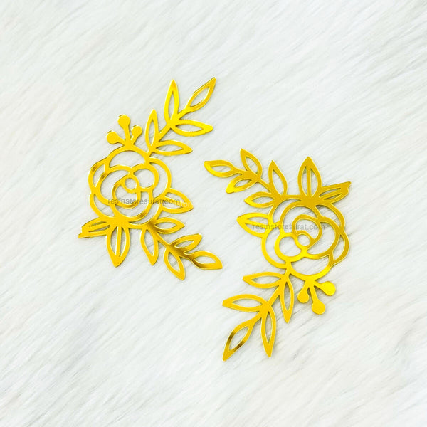 Flower Border Acrylic Cutout - B