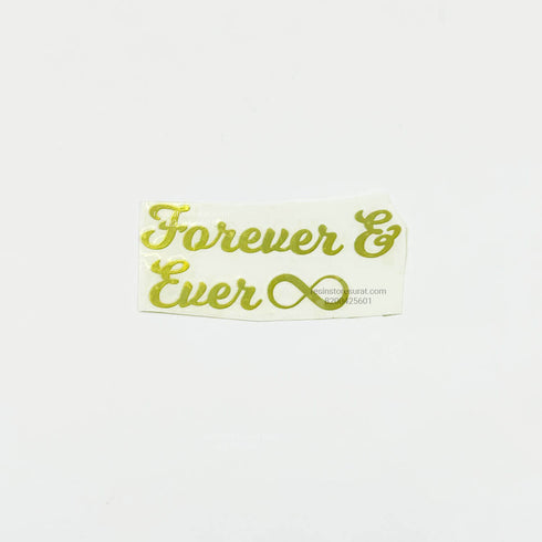 Forever & Ever Metal Sticker