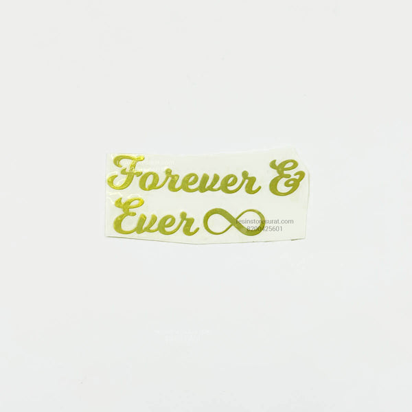 Forever & Ever Metal Sticker
