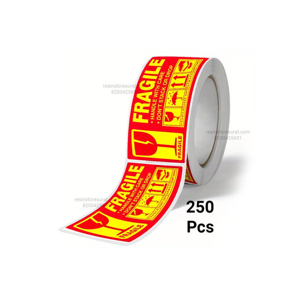 Fragile Sticker Roll Red & Yellow (Copy)
