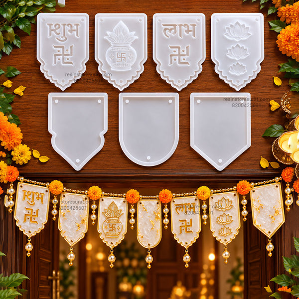 7 Pcs Full Toran Mould Set
