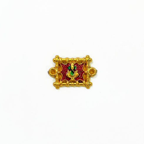 Ganapati Designer Frame Fiber Rakhi Charm FC 12