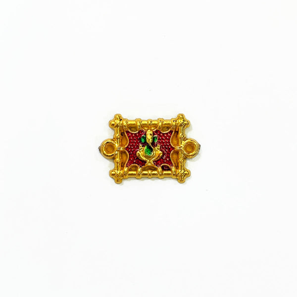 Ganapati Designer Frame Fiber Rakhi Charm FC 12