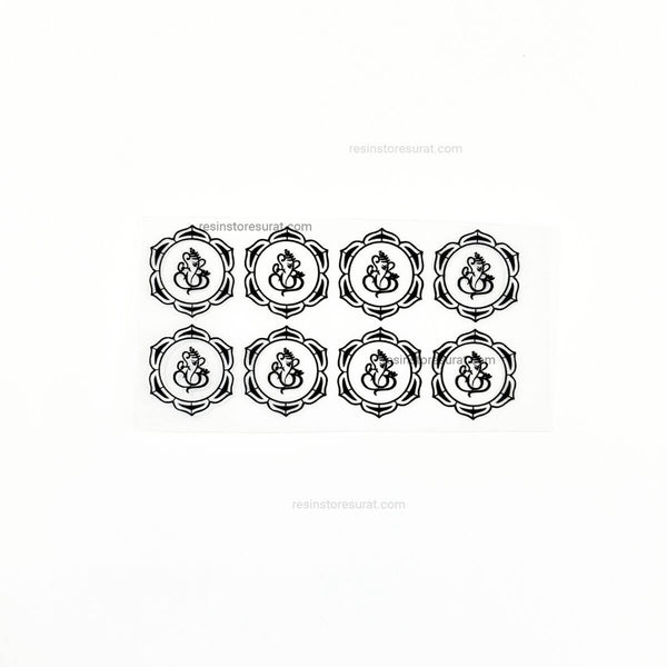 Designer Ganapati rakhi insert sheet