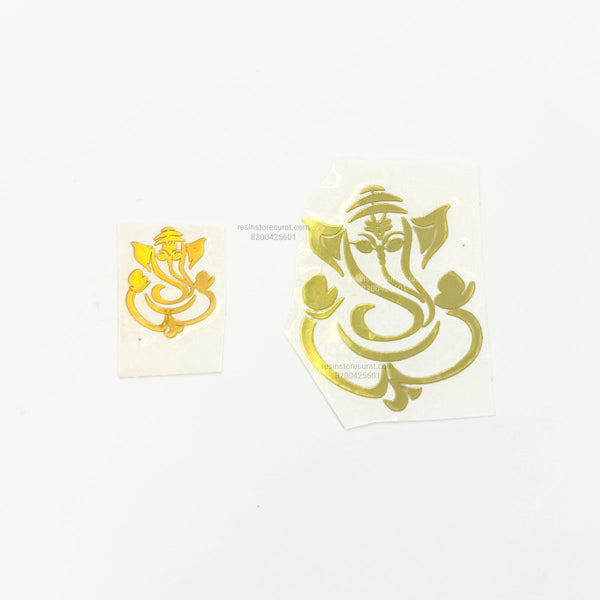 Ganesha Metal Sticker B