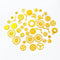 Gold Gear Metal Charm for Resin Clock