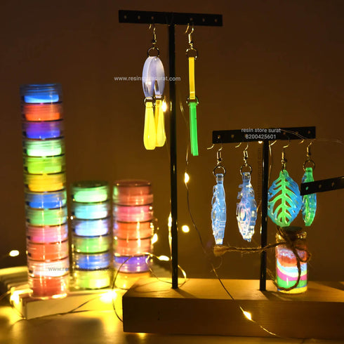 Glow In Dark Pigment Set L-B