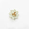 Gold Big Pearl Flower Bead