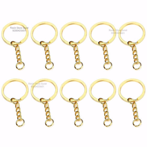 Gold Keychain Set - 25 Pcs
