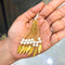 Gold Leaf Hanging Latkan - L14