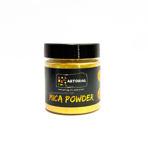 Golden Mica Powder - 50 Grm