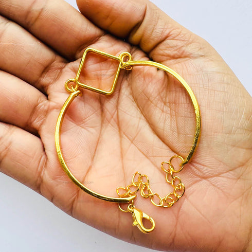 Gold Kite Brass Bracelet