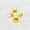 Resin Adjustable Gold Ring Base - 4 Pcs