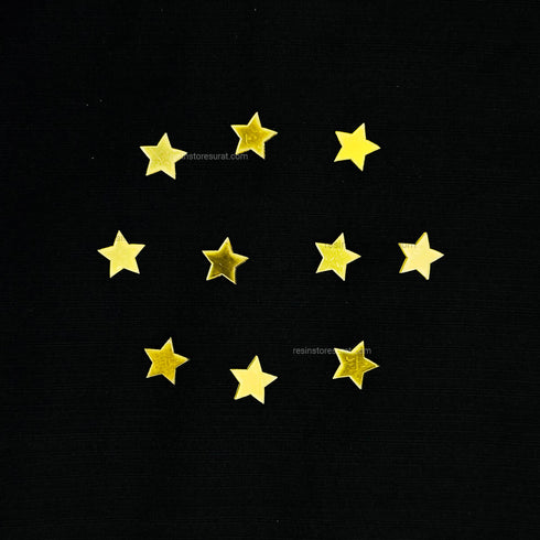 Half Inch Star 10 Pcs Acrylic Cut