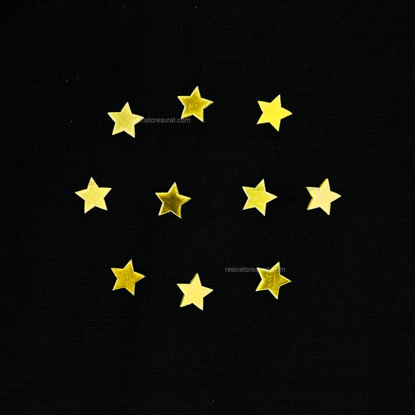 Half Inch Star 10 Pcs Acrylic Cut