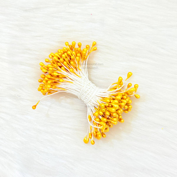 Golden Mini Pollen Flower Bunch