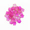 Golder Border Cherry Blossom Pink Acrylic Flower Beads