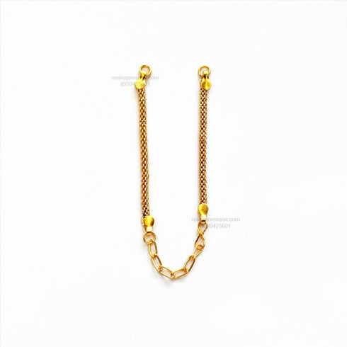 Gold Rakhi Bracelet Chain