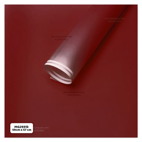 Gradient Brown Flower Wrapping Paper Plastic Sheet - 51K(5Sheet)