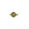 Green Floral Enamel Rakhi Charm