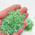 Green Rainbow Metallic Granule Stone - 50 Grm