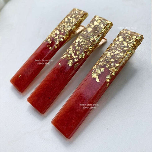 Rose Gold Hair Clip - 5 Pcs Set