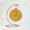 Gold designer Hanging Stand with clock Set - B