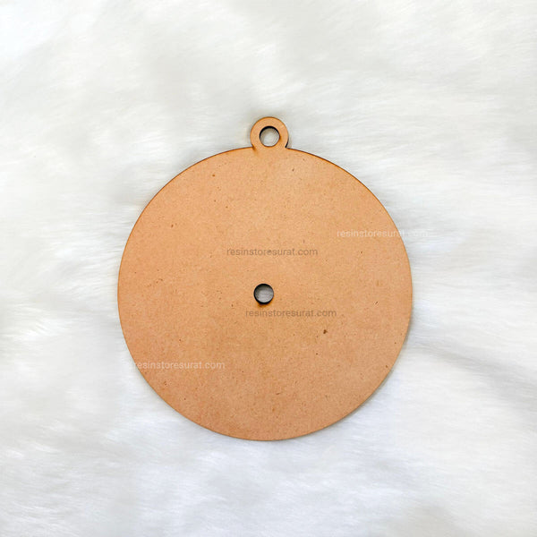Hanging Clock MDF Base For Resin