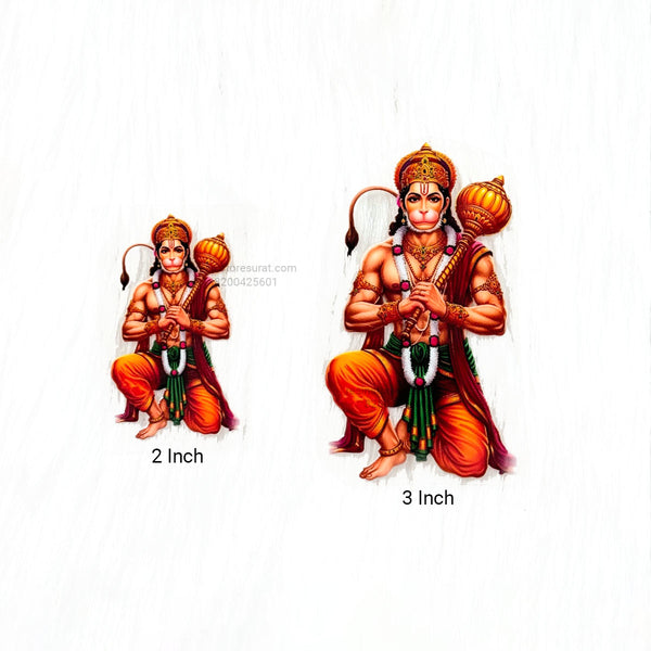 Hanumanji 3D UV Sticker