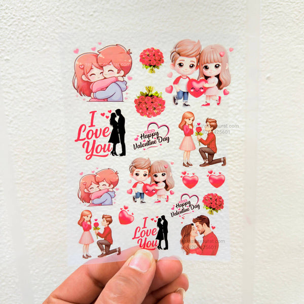 Lovely Couple Valentine Insert Sheet - A6