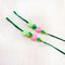 Heart With Butterfly Readymade Rakhi Thread - R15 (5 Pairs)