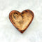 6 Inch Heart Shape Wooden Candle Bowl